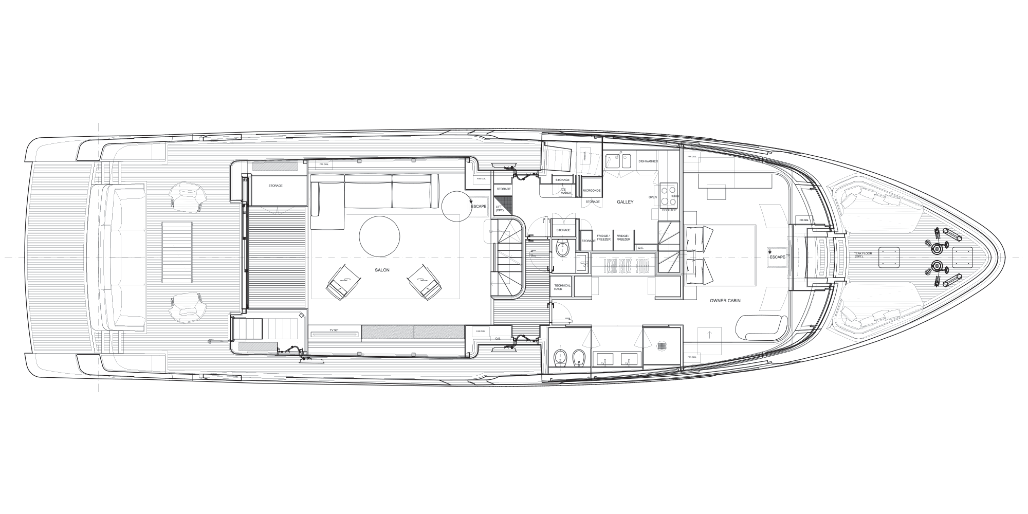 Sanlorenzo Yacht SD96 main deck