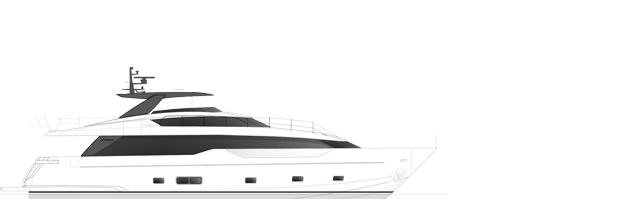 Sanlorenzo SL90a side profile