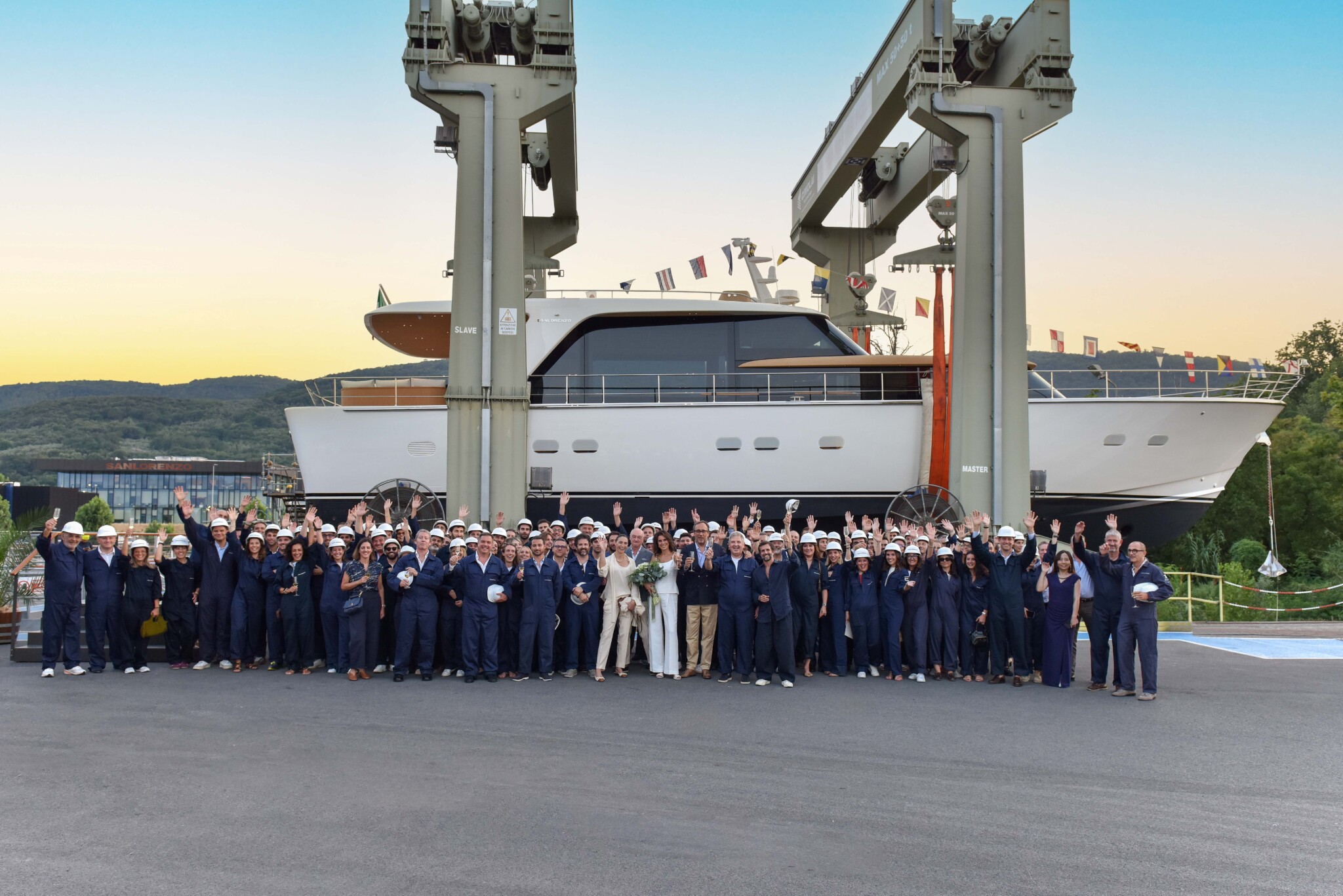 Sanlorenzo celebrates the launch of SHE